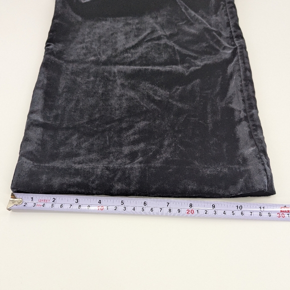 Loft The Peyton Trousers Pants Velvet 6 Black Wide Legs Career Pleated Front NWT - Picture 8 of 11